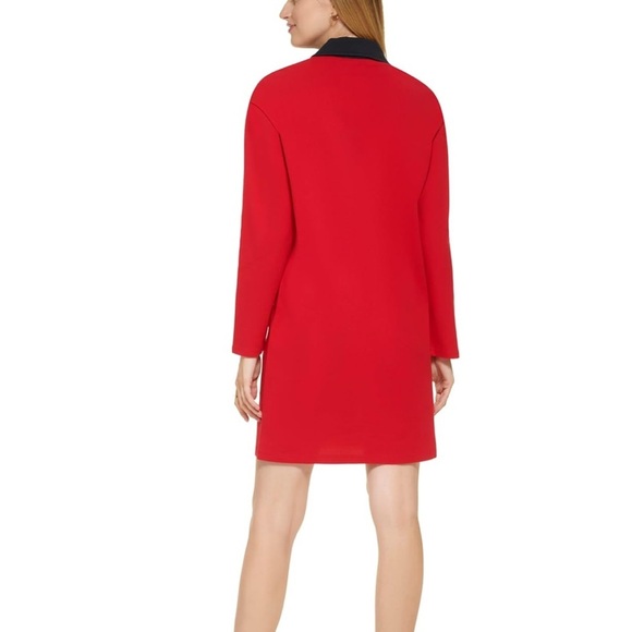 NWT Tommy Hilfiger Red Polo Shirt dress size L ( fits larger) - Picture 2 of 8